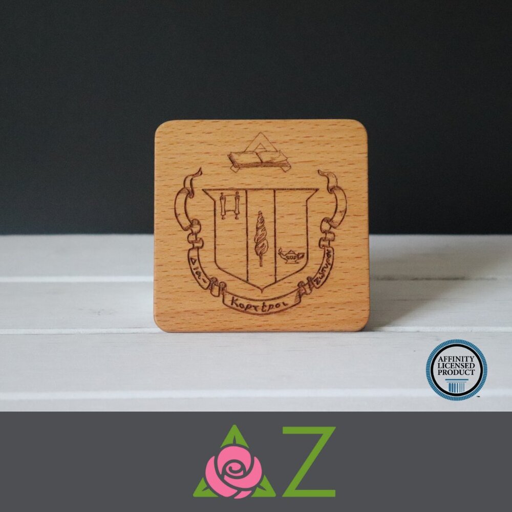 Delta Zeta Crest v.1 (Set of 4 Coasters)